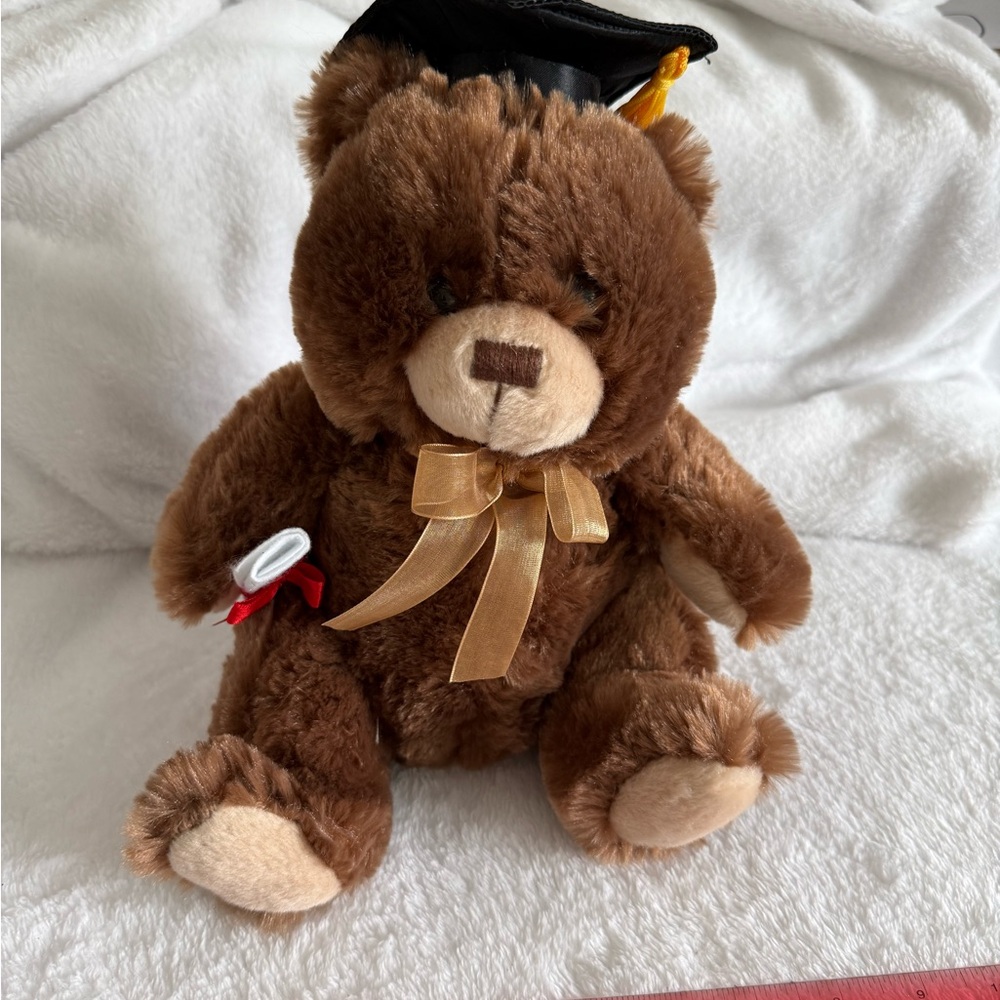 Graduation Teddy Bear Plush Toy - Brown